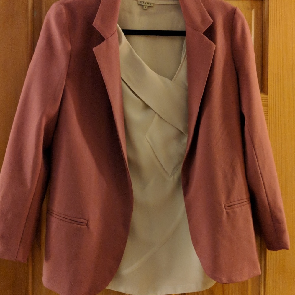 Silence and Noise Blazer open fall mauve Small